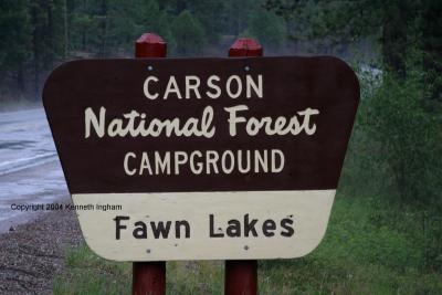 campground sign