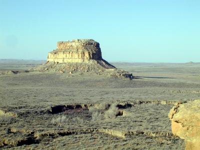 Fajada Butte from the Chaco Canyon overlook trail
