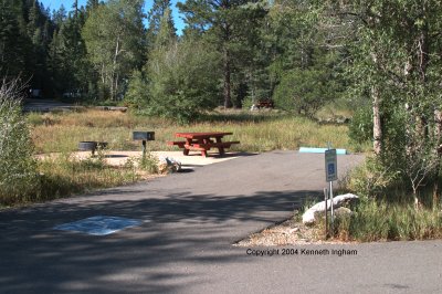 Site 1, one of the wheelchair accessible sites
