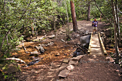 Diana on the bridge
