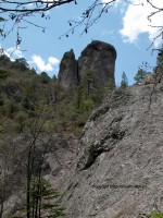 Canyon wall and scenery
