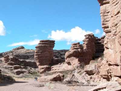 The canyon near the mouth
