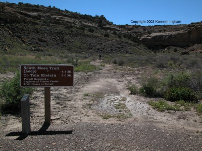 Tsin Kletsin trailhead
